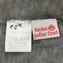 画像をギャラリービューアに読み込む, ルシアンペラフィネ lucien pellat finet スカル Vネックカシミヤニット セーター カシミヤ100% M グレー【中古】