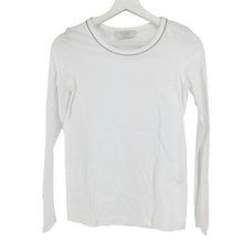 画像をギャラリービューアに読み込む, トネット TONET 長袖カットソー ロンT トップス サイズ40 M相当 ホワイト【中古】