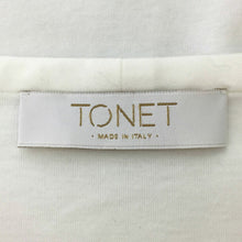 画像をギャラリービューアに読み込む, トネット TONET 長袖カットソー ロンT トップス サイズ40 M相当 ホワイト【中古】