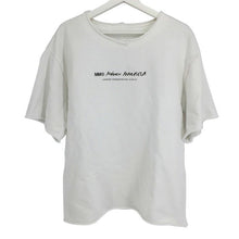 画像をギャラリービューアに読み込む, マルタン マルジェラ Martin Margiela エムエムシックス MM6 18SS カットオフ 半袖 スウェットシャツ トレーナー 綿100% S ホワイト【中古】