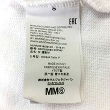 画像をギャラリービューアに読み込む, マルタン マルジェラ Martin Margiela エムエムシックス MM6 18SS カットオフ 半袖 スウェットシャツ トレーナー 綿100% S ホワイト【中古】