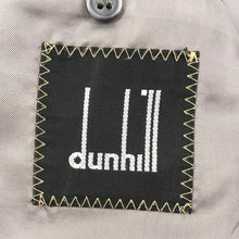 画像をギャラリービューアに読み込む, Dunhill ダンヒル テーラードジャケット 2ボタン チェック柄 ウール×シルク ブルー系 サイズ50(XL相当)【中古】メンズ