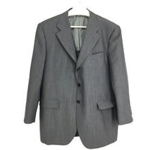 画像をギャラリービューアに読み込む, ダンヒル dunhill テーラードジャケット 3ボタン 背抜き ネーム刺繍入り グレー【中古】