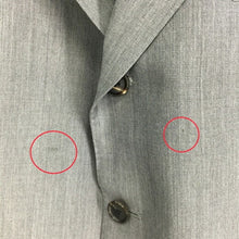 画像をギャラリービューアに読み込む, ダンヒル dunhill テーラードジャケット 3ボタン 背抜き ネーム刺繍入り グレー【中古】