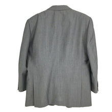 画像をギャラリービューアに読み込む, ダンヒル dunhill テーラードジャケット 3ボタン 背抜き ネーム刺繍入り グレー【中古】