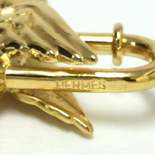 画像をギャラリービューアに読み込む, エルメス HERMES 1993年限定 カデナ チャーム ペガサス ゴールド【中古】