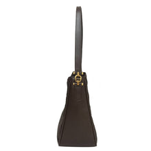 将图片加载到图库查看器,アイグナー AIGNER ショルダーバッグ ブラウン【中古】【美品】