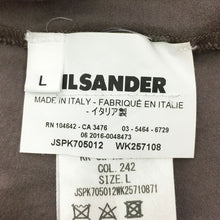 画像をギャラリービューアに読み込む, ジルサンダー JIL SANDER クルーネック ストレッチTシャツ カットソー トップス L ココアブラウン系【中古】【美品】