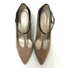 画像をギャラリービューアに読み込む, アンタイトル UNTITLED スエード パンプス ベージュ ブラック【中古】