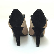 画像をギャラリービューアに読み込む, アンタイトル UNTITLED スエード パンプス ベージュ ブラック【中古】
