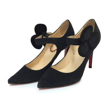 画像をギャラリービューアに読み込む, クリスチャンルブタン Christian Louboutin PENSEE 20ANS パンプス サテン 20周年記念モデル ブラック【中古】