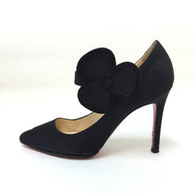画像をギャラリービューアに読み込む, クリスチャンルブタン Christian Louboutin PENSEE 20ANS パンプス サテン 20周年記念モデル ブラック【中古】