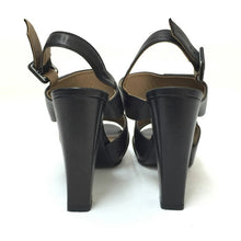 画像をギャラリービューアに読み込む, エルメス HERMES サンダル オープントゥ ブラック【中古】【美品】