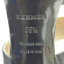 画像をギャラリービューアに読み込む, エルメス HERMES サンダル オープントゥ ブラック【中古】【美品】