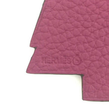 画像をギャラリービューアに読み込む, エルメス HERMES Petit h プティアッシュ チャーム バッグチャーム ツリー 木 ピンク ワインレッド【中古】【新品同様】【美品】