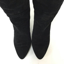 將圖片載入圖庫檢視器 セルジオロッシ Sergio Rossi アーモンドトゥ ミドルブーツ スエード ブラック サイズ34.5(21.5cm相当)【中古】【美品】レディース 小さいサイズ