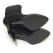 將圖片載入圖庫檢視器 セルジオロッシ Sergio Rossi アーモンドトゥ ミドルブーツ スエード ブラック サイズ34.5(21.5cm相当)【中古】【美品】レディース 小さいサイズ