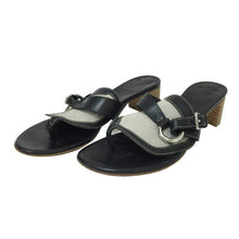 画像をギャラリービューアに読み込む, エルメス HERMES サンダル ミュール トワルアッシュ 22cm相当 ブラック【中古】