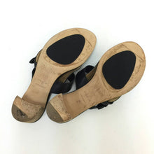 画像をギャラリービューアに読み込む, エルメス HERMES サンダル ミュール トワルアッシュ 22cm相当 ブラック【中古】