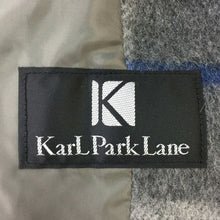 画像をギャラリービューアに読み込む, カールパーンクレーン KarLParkLane シャギー格子 フード付き ジャケット S グレー【中古】【新品同様】【美品】