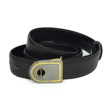 Load image into Gallery viewer, ダンヒル Dunhill レザー リバーシブルベルト ブラウン ブラック【中古】