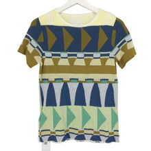 画像をギャラリービューアに読み込む, ルシアンペラフィネ lucien pellat finet レディース 半袖 カットソー トップス 綿100% S カーキ【中古】【新品同様】【美品】