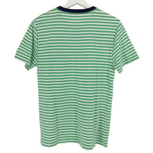 画像をギャラリービューアに読み込む, ポロ ラルフローレン POLO RALPH LAUREN 半袖 Tシャツ 綿100% 男の子 グリーン ホワイト ボーダー柄【中古】