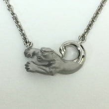 画像をギャラリービューアに読み込む, カレライカレラ Carrera y Carrera パンサーネックレス K18WG シルバー【中古】