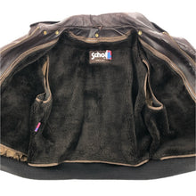 이미지를 갤러리 뷰어에 로드 , schott ショット USA製 A-2 フライトジャケット ライナー付 184SM レザー ブラウン サイズ42(XL相当)【中古】 メンズ 大きいサイズ