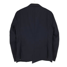 画像をギャラリービューアに読み込む, ソリード SOLIDO ダブルブレストジャケット 背抜き サイズ48 ネイビー【中古】