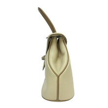 画像をギャラリービューアに読み込む, デルヴォー DELVAUX ボルティモア BALTIMORE ハンドバッグ クリーム【中古】【美品】