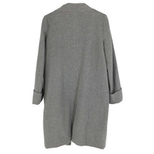 画像をギャラリービューアに読み込む, ビームスハート BEAMS HEART ファーポケット付き ノーカラーコート S グレー【中古】