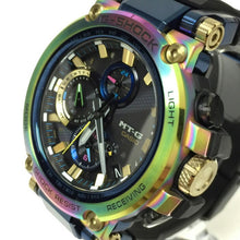 画像をギャラリービューアに読み込む, カシオ CASIO Gショック MTGシリーズ 生誕20周年モデル 電波ソーラー 腕時計 MTG B1000RB 2AJR【中古】【新品同様】【美品】