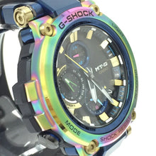 画像をギャラリービューアに読み込む, カシオ CASIO Gショック MTGシリーズ 生誕20周年モデル 電波ソーラー 腕時計 MTG B1000RB 2AJR【中古】【新品同様】【美品】
