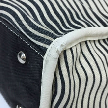 画像をギャラリービューアに読み込む, シャネル CHANEL クルーズライン マジックCC トートバッグ ホワイト ネイビー【中古】