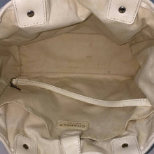 画像をギャラリービューアに読み込む, シャネル CHANEL クルーズライン マジックCC トートバッグ ホワイト ネイビー【中古】