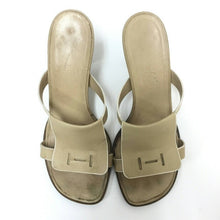画像をギャラリービューアに読み込む, エルメス HERMES サンダル ヒール ベージュ【中古】