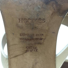 画像をギャラリービューアに読み込む, エルメス HERMES サンダル ヒール ベージュ【中古】