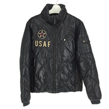 画像をギャラリービューアに読み込む, アヴィレックス AVIREX 中綿ジャケット ワッペン L 3122068 ブラック【中古】