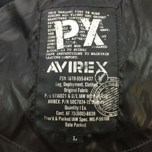 画像をギャラリービューアに読み込む, アヴィレックス AVIREX 中綿ジャケット ワッペン L 3122068 ブラック【中古】