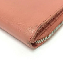 画像をギャラリービューアに読み込む, バレンシアガ BALENCIAGA ラウンドファスナー 二つ折り財布 392125 サーモンピンク【中古】