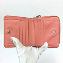 画像をギャラリービューアに読み込む, バレンシアガ BALENCIAGA ラウンドファスナー 二つ折り財布 392125 サーモンピンク【中古】