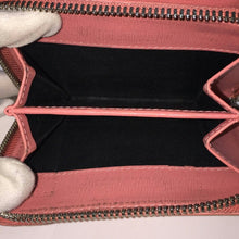 画像をギャラリービューアに読み込む, バレンシアガ BALENCIAGA ラウンドファスナー 二つ折り財布 392125 サーモンピンク【中古】