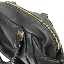 画像をギャラリービューアに読み込む, Salvatore Ferragamo フェラガモ ヴァラ リボン ショルダーバッグ レザー ブラック【中古】レディース