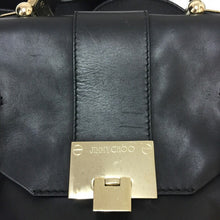 画像をギャラリービューアに読み込む, ジミーチュウ JIMMY CHOO 2wayショルダーバッグ ハンドバッグ ブラック【中古】