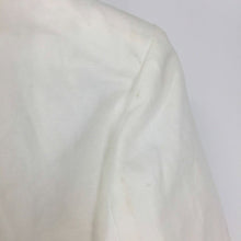 画像をギャラリービューアに読み込む, アルマーニエクスチェンジ Armani Exchange 麻混 テーラードジャケット 裏地なし サイズ36 M相当 ホワイト【中古】