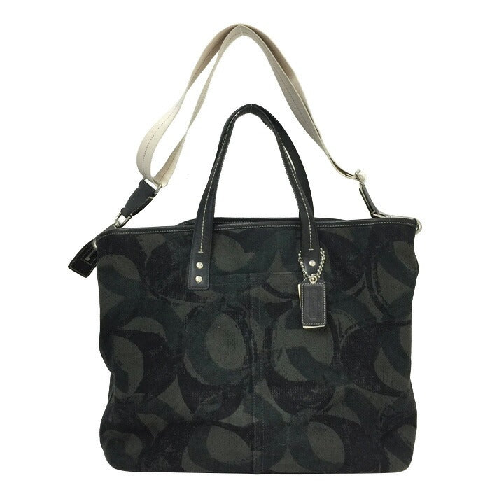 COACH コーチ　2wayトートバッグ 70411 ダークグリーン ロゴ迷彩 コーチ COACH 2way トートバッグ 70411 ダークグリーン ロゴ迷彩