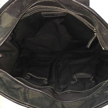 画像をギャラリービューアに読み込む, コーチ COACH 2way トートバッグ 70411 ダークグリーン ロゴ迷彩柄【中古】