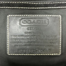 画像をギャラリービューアに読み込む, コーチ COACH 2way トートバッグ 70411 ダークグリーン ロゴ迷彩柄【中古】