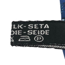 画像をギャラリービューアに読み込む, フェラガモ Salvatore Ferragamo ネクタイ シルク100% ブルー ゾウ柄 アニマル柄【中古】